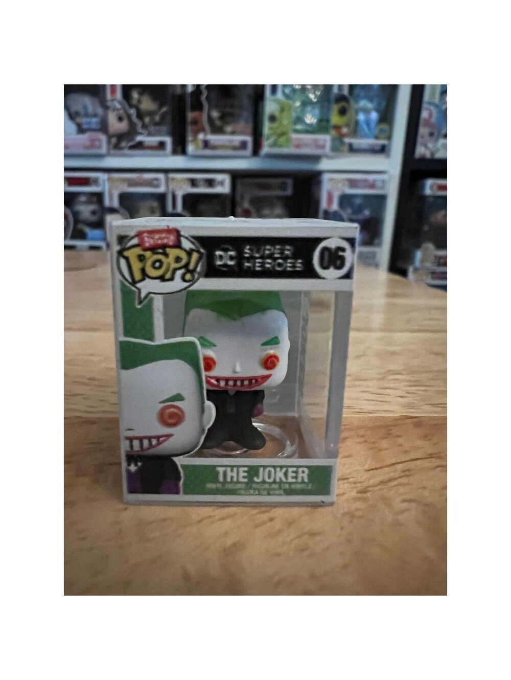 BITTY The Joker DC Heroes 1-Inch Funko Pop #06 Batman Comics Detective Villains